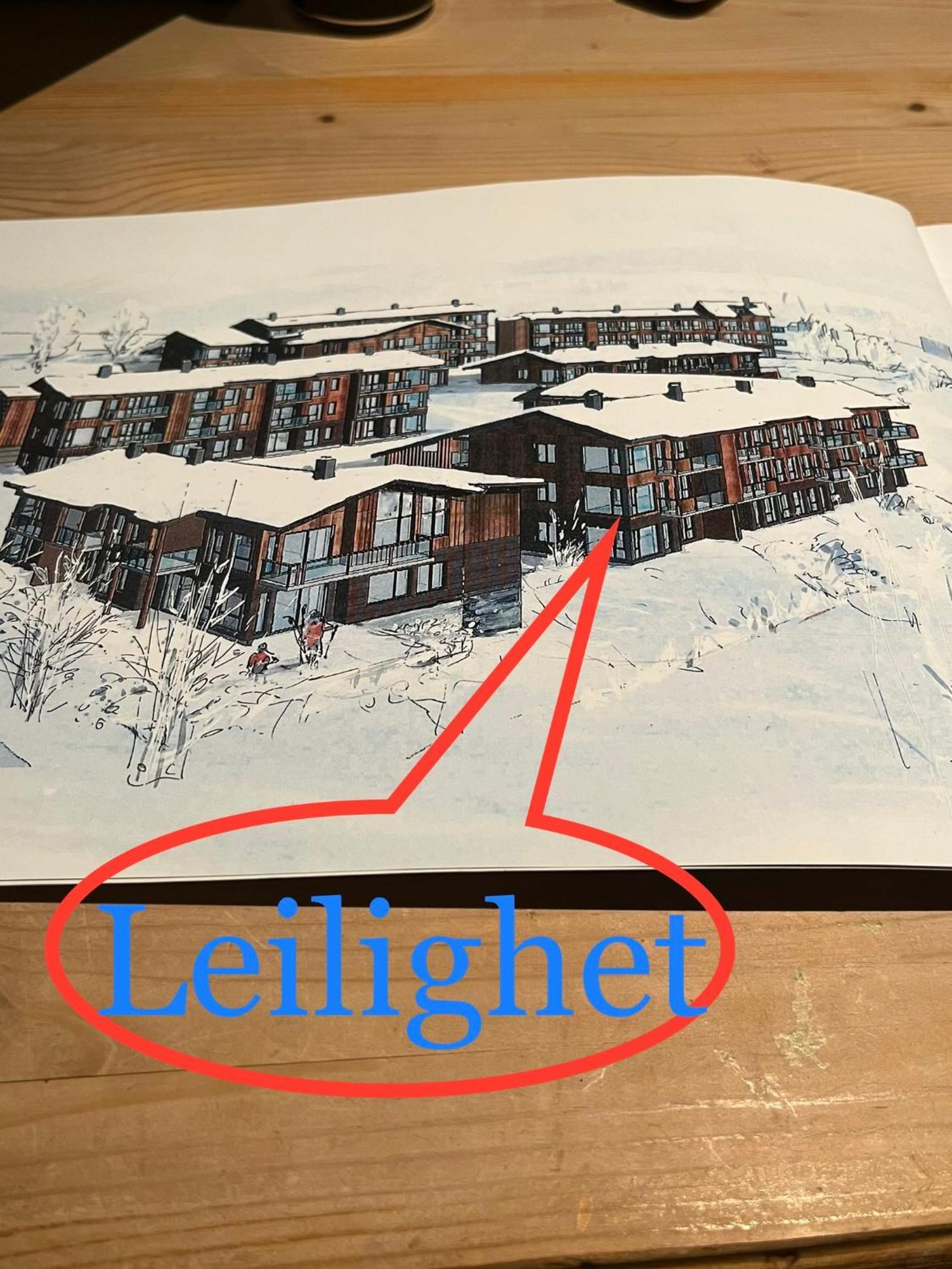 Leilighet Med Panoramautsikt Sjusjoen Innendors Parkering Экстерьер фото